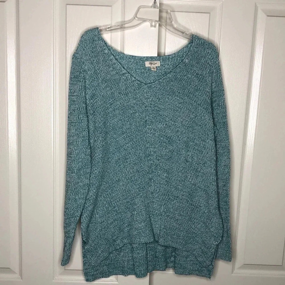 STYLE & Co. V-Neck Tunic Sweater - Picture 1 of 6